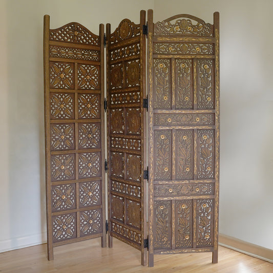 Hand Painted Wooden Partition